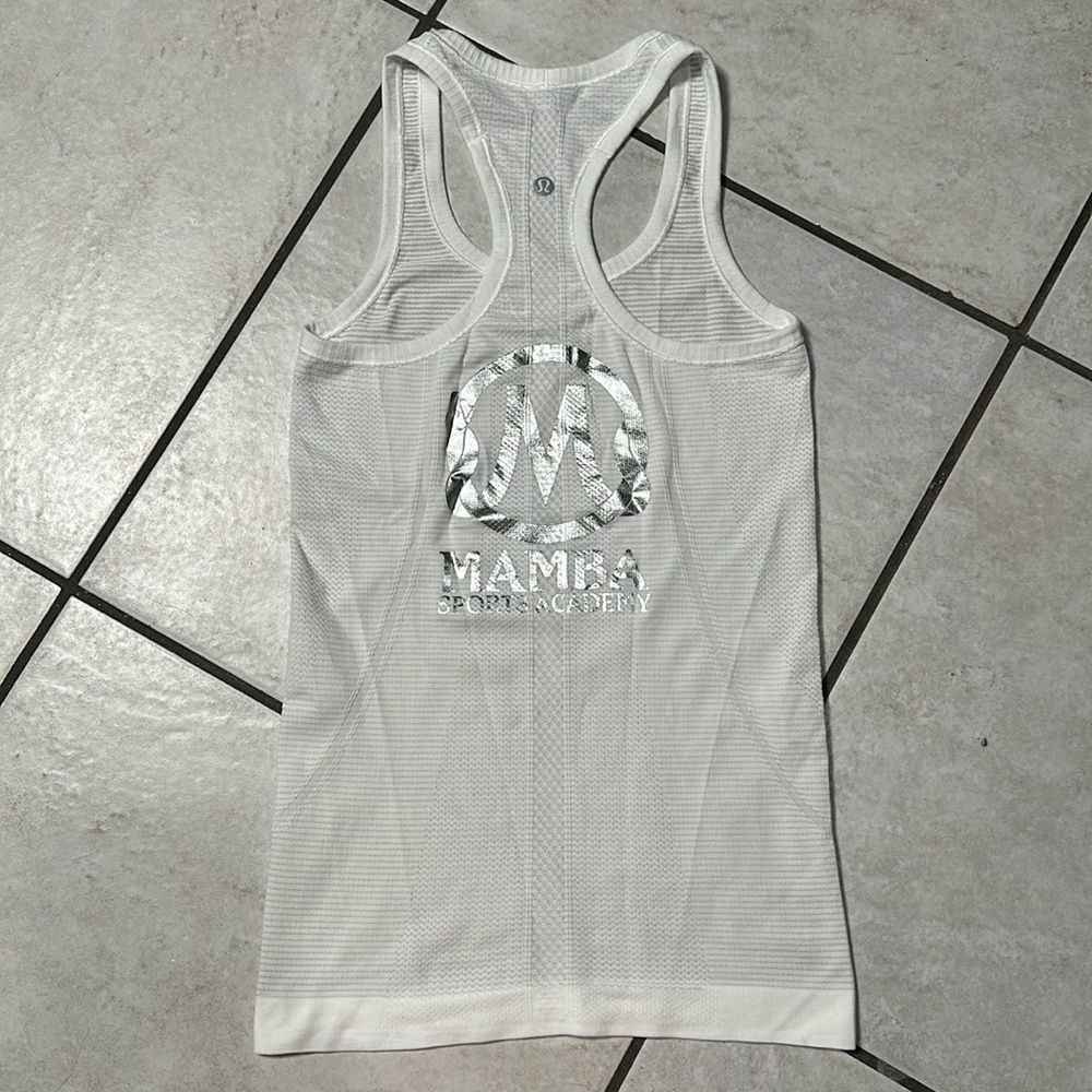 Lululemon Swiftly Tech White Tank Mamba Sports Academy Kobe Bryant